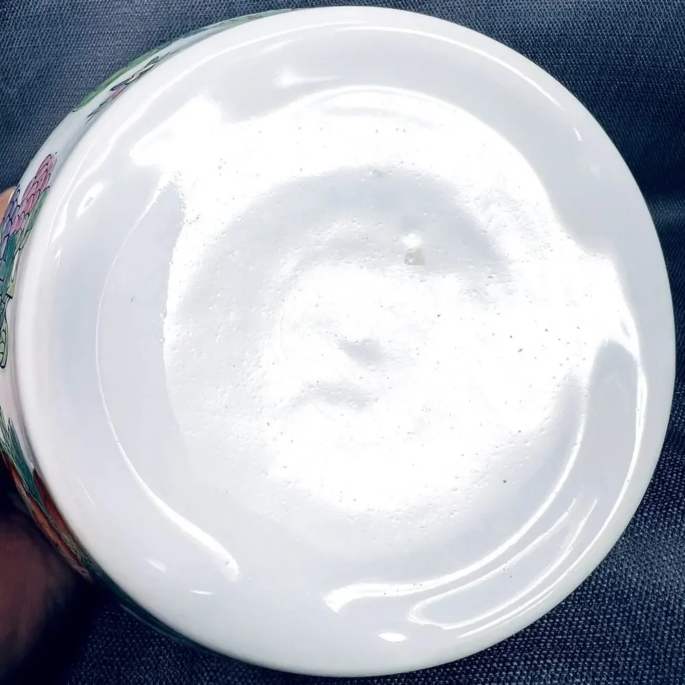 Canton Ceramic Bowl Chic Porcelain Garden Butterfly Boho Cottagecore Decor